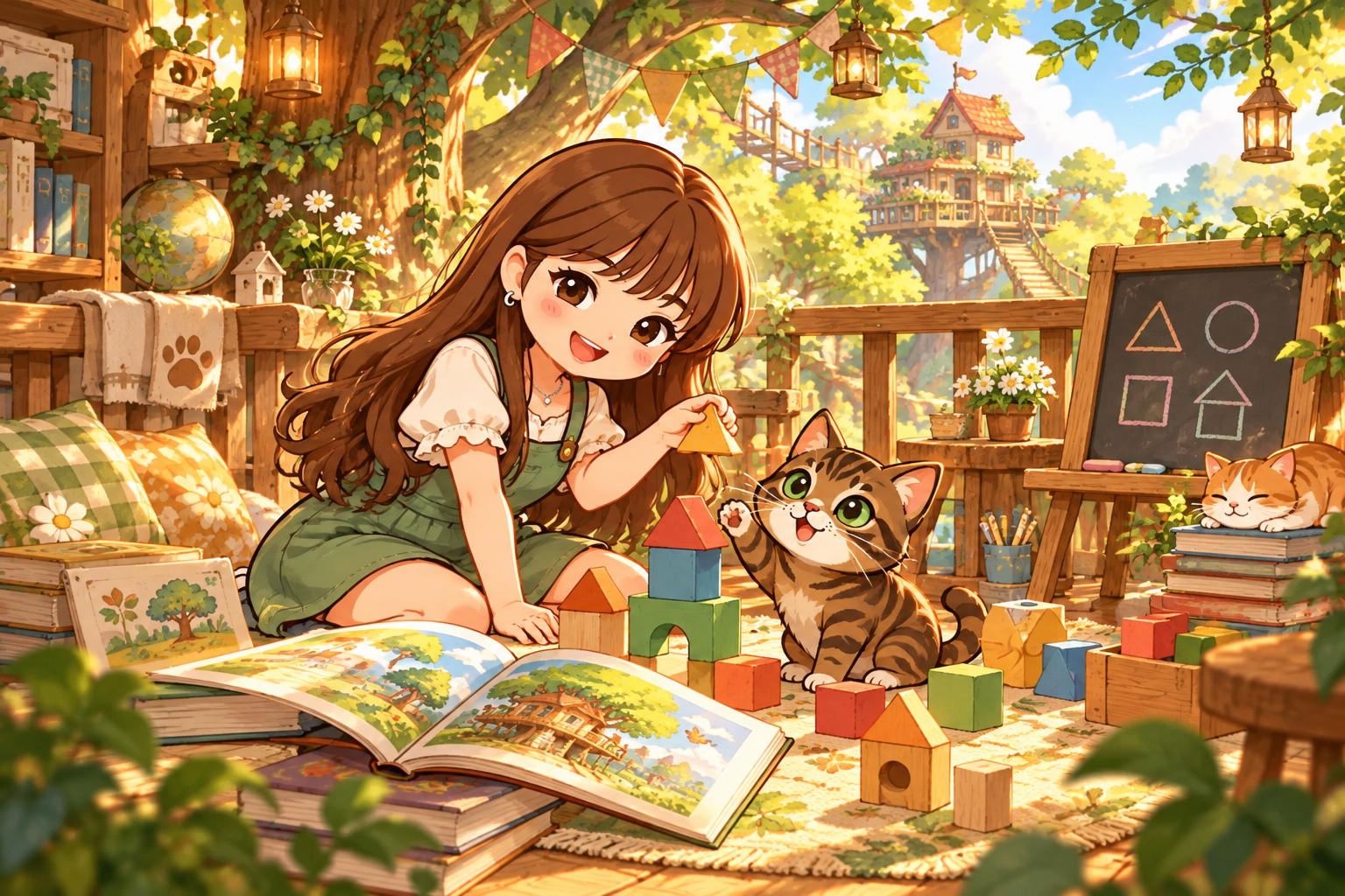 Luna 小學堂：系列概念美術 · 非遊戲實機畫面